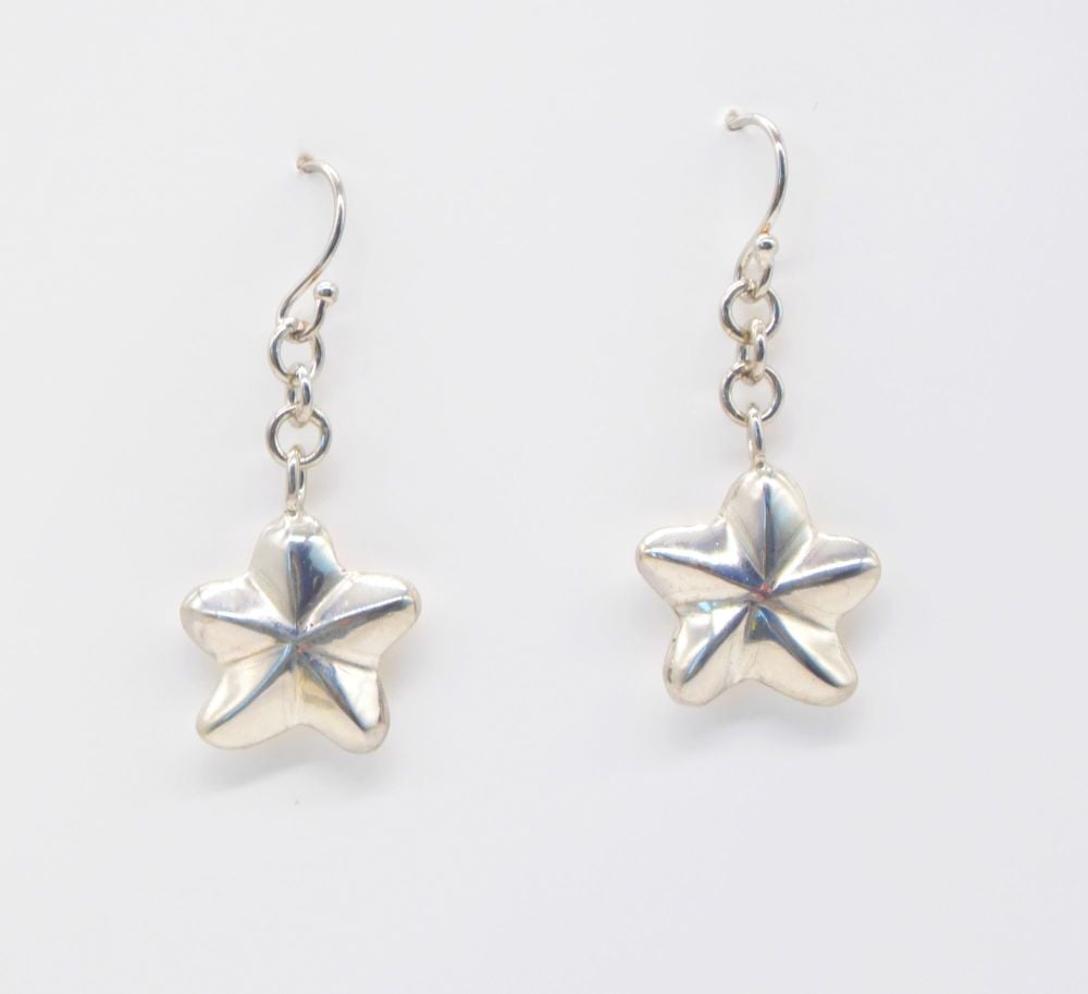 Star Flower Drop Earrings