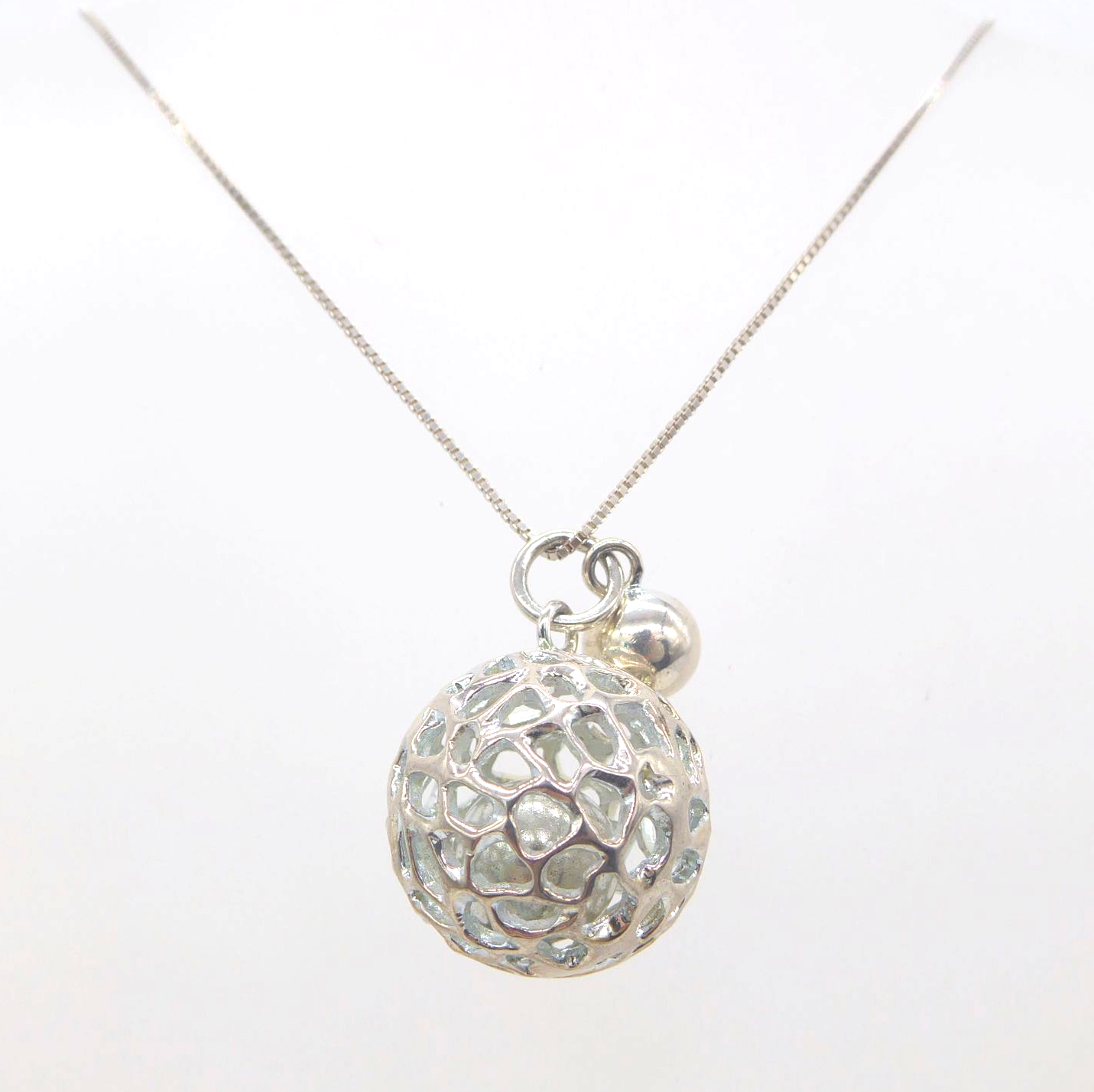 silver globe rachel galley pendant
