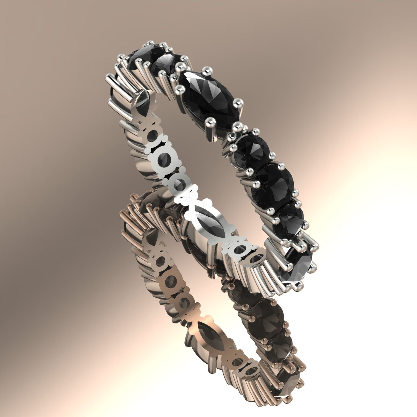 Eternity Rings Contemporary Eternity Rings Unusual Eternity Rings