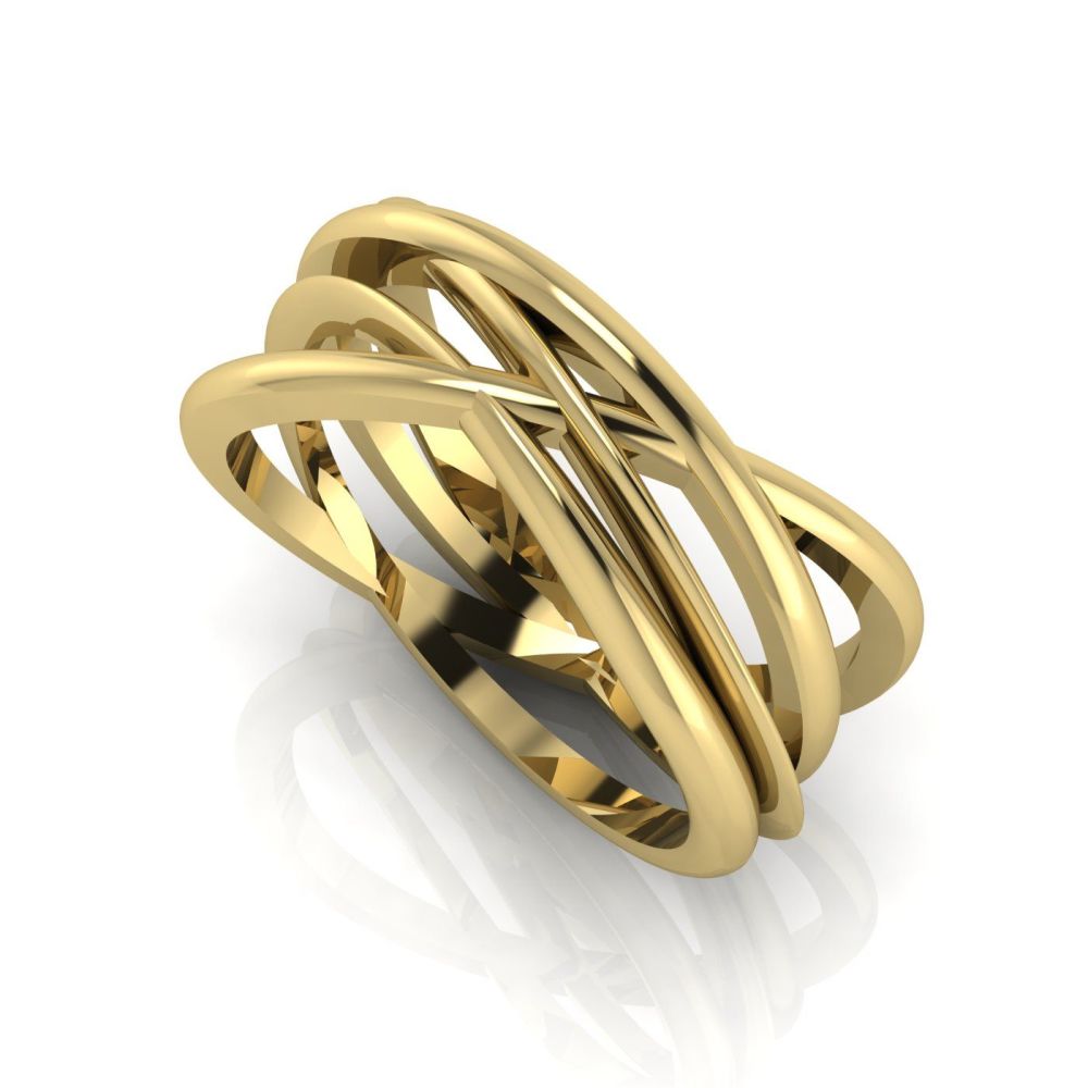 Eternal Infinity Yellow Gold Ring