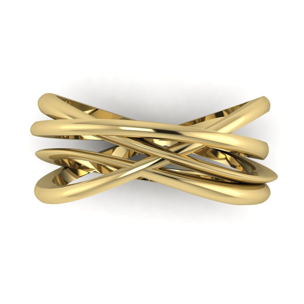 Eternal Infinity Yellow Gold Ring