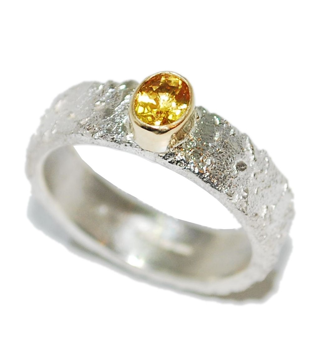 The Rivda Yellow Sapphire Ring