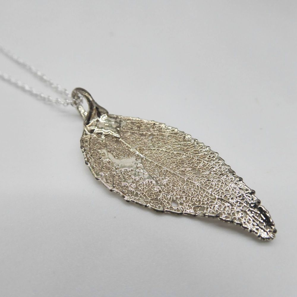Silver Leaf Pendant