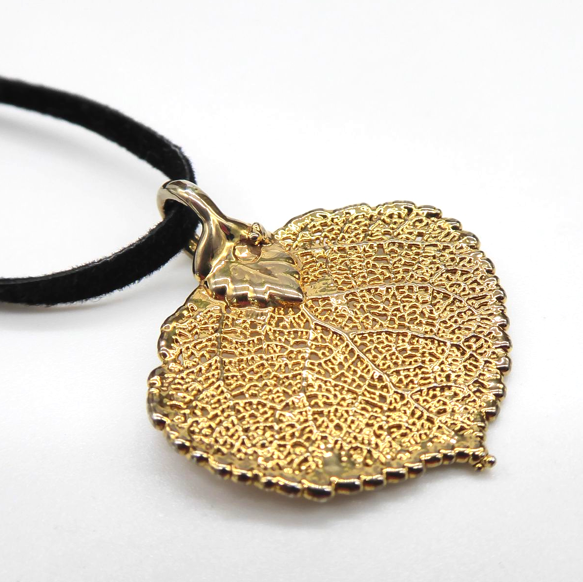 gold leaf pendant