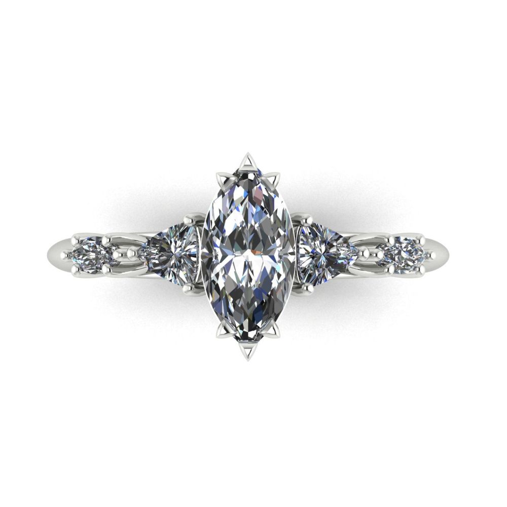 Maisie Marquise: Diamonds, White Gold Engagement Ring