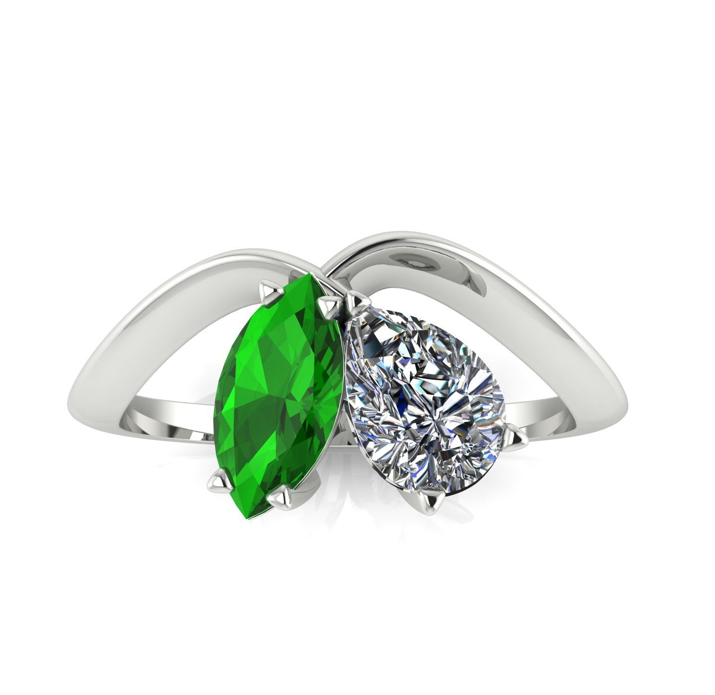 Toi Et Moi Engagement Rings
