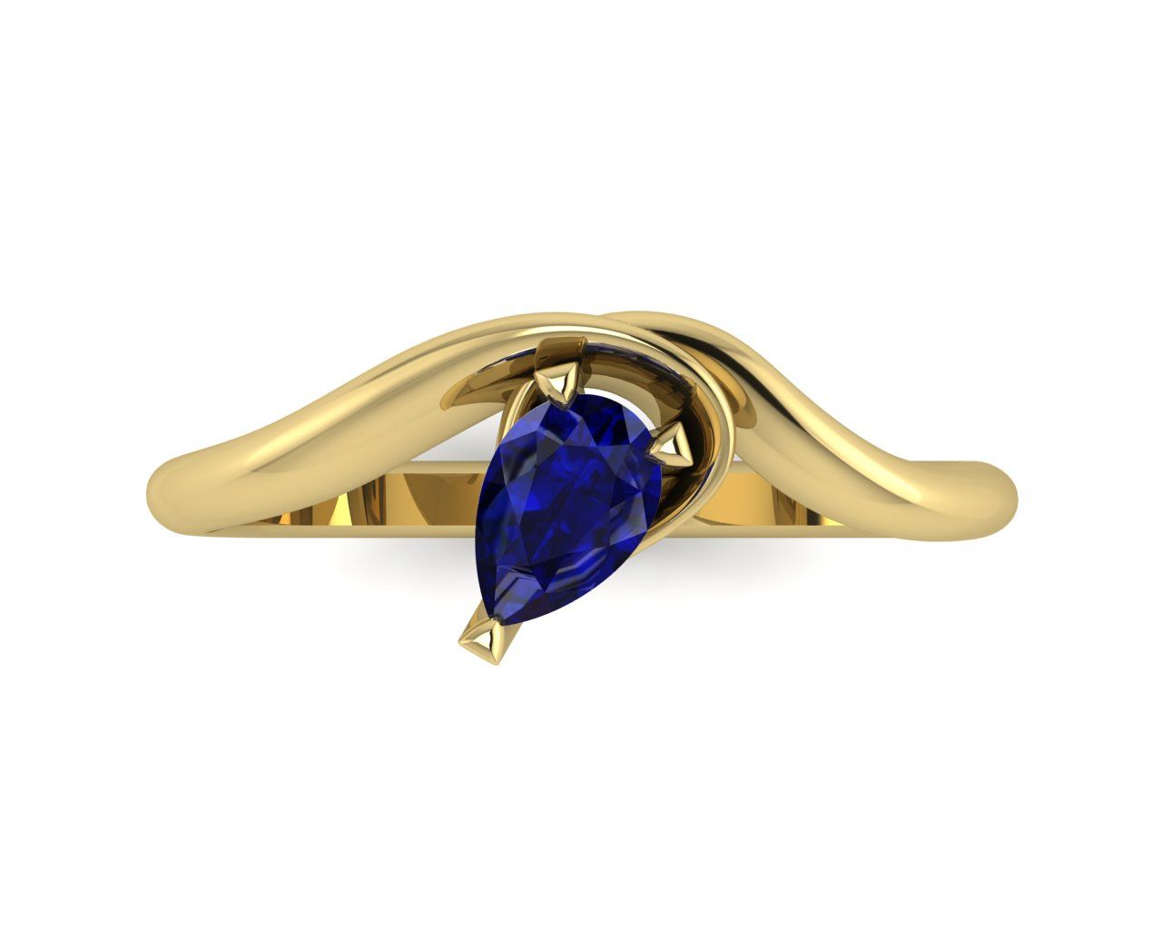 Sapphire Enchanted Engagement Ring