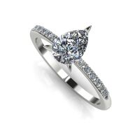 Calista: Lab Grown Diamond - Platinum Ring