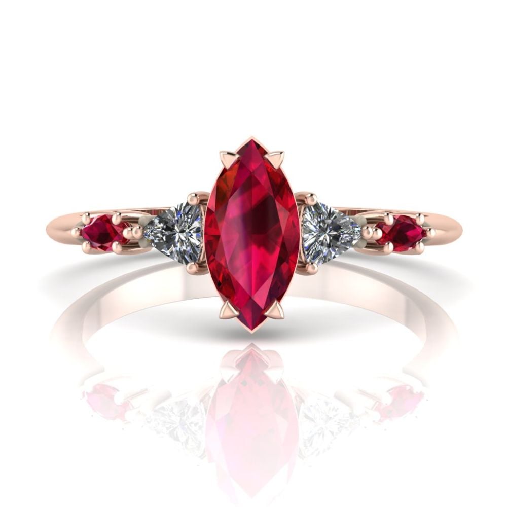 Ruby Engagement Rings