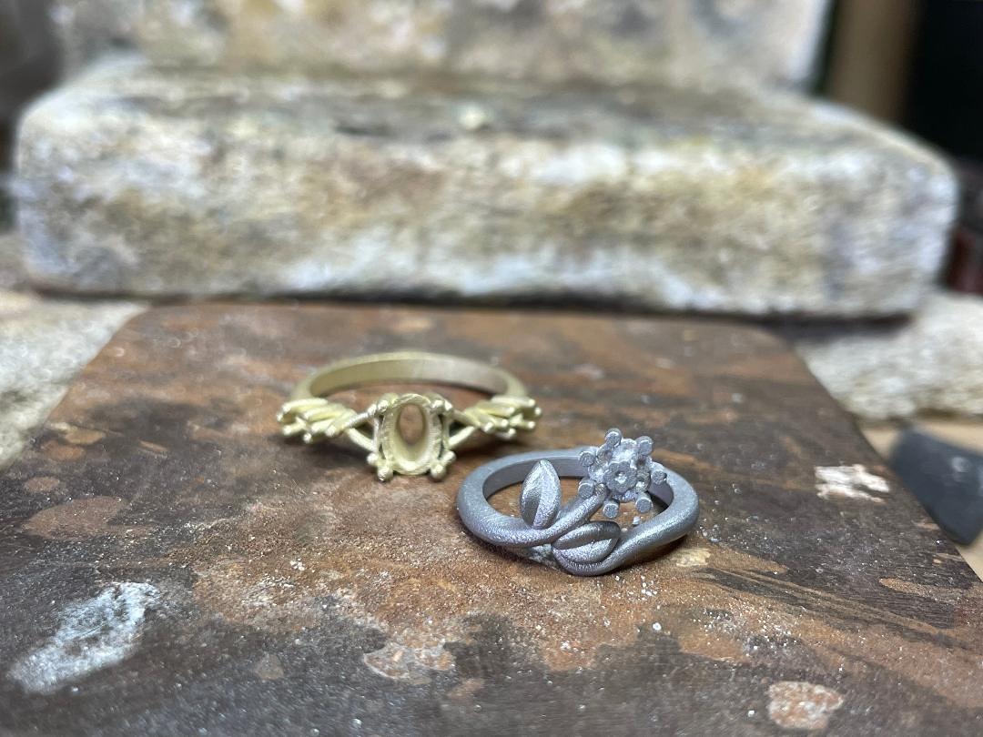 Bespoke rings from the studio