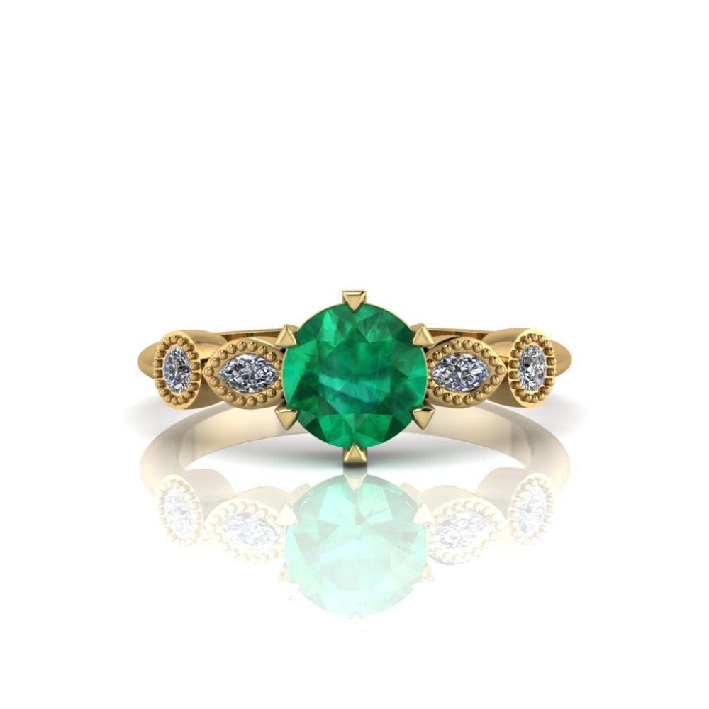 Emerald Engagement Rings