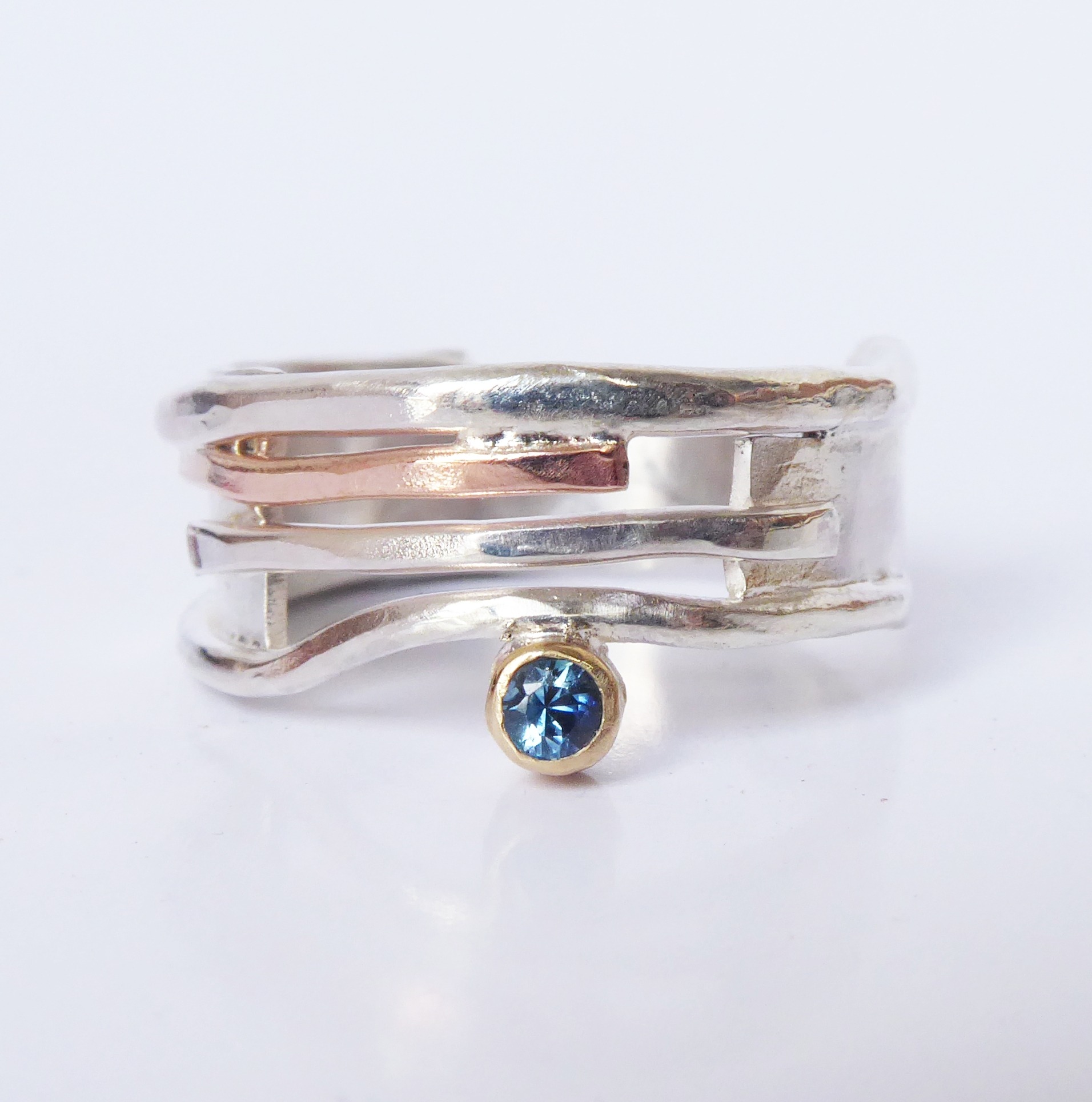 Misu alternative style boho engagement ring