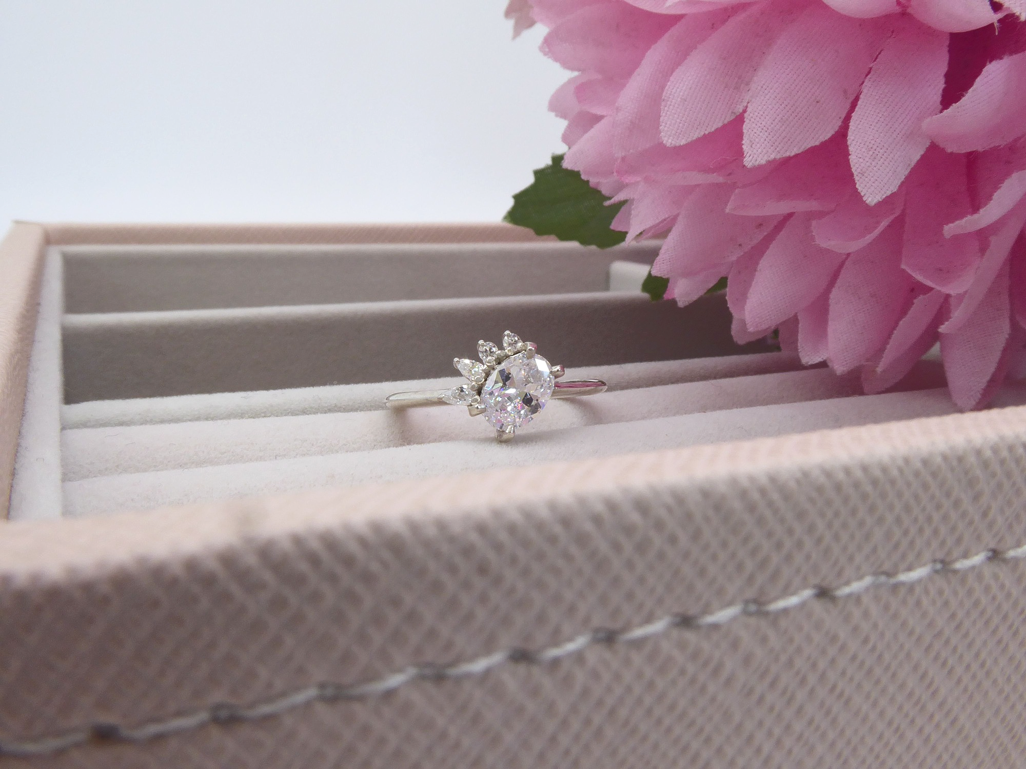Diamond Selene engagement ring