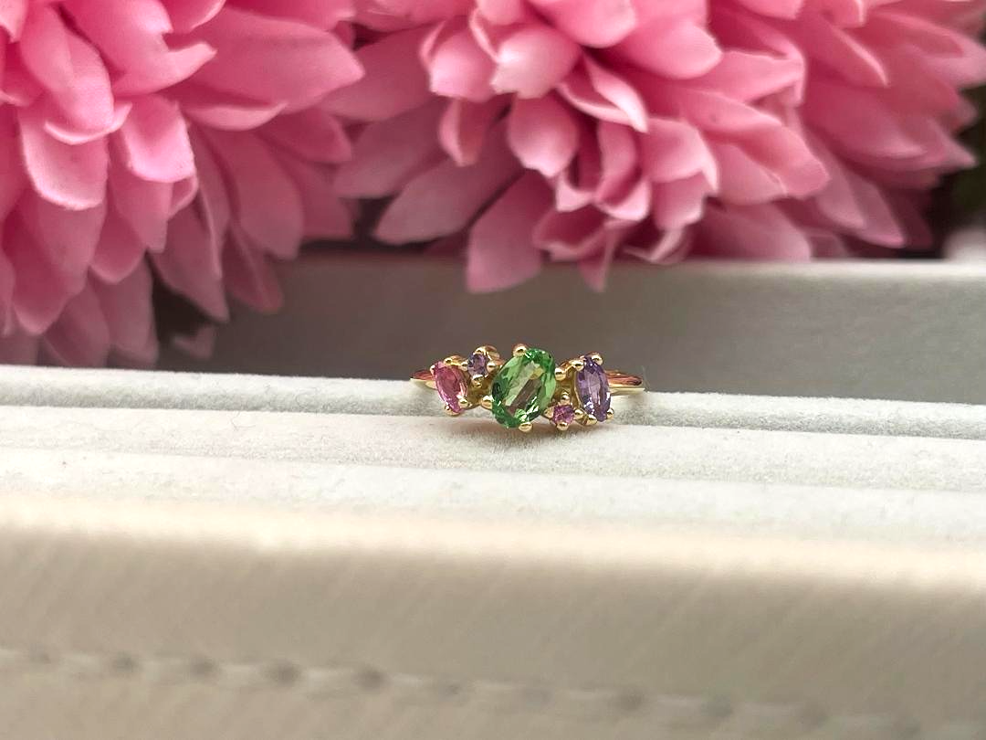 Boho Style engagement rings