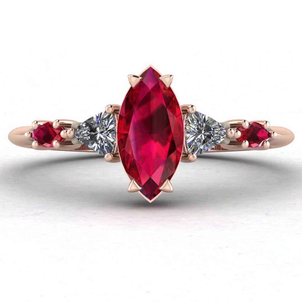 Maisie Marquise: Ruby & Diamonds