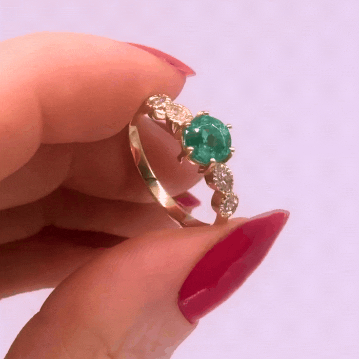 Milena - Emerald and Diamonds