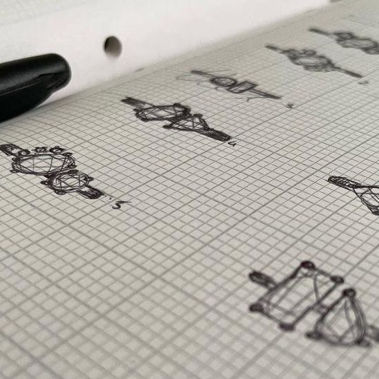 Toi et Moi engagement ring sketch