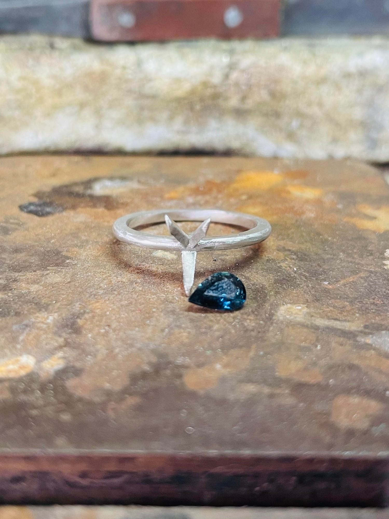 In the workshop - engagement ring