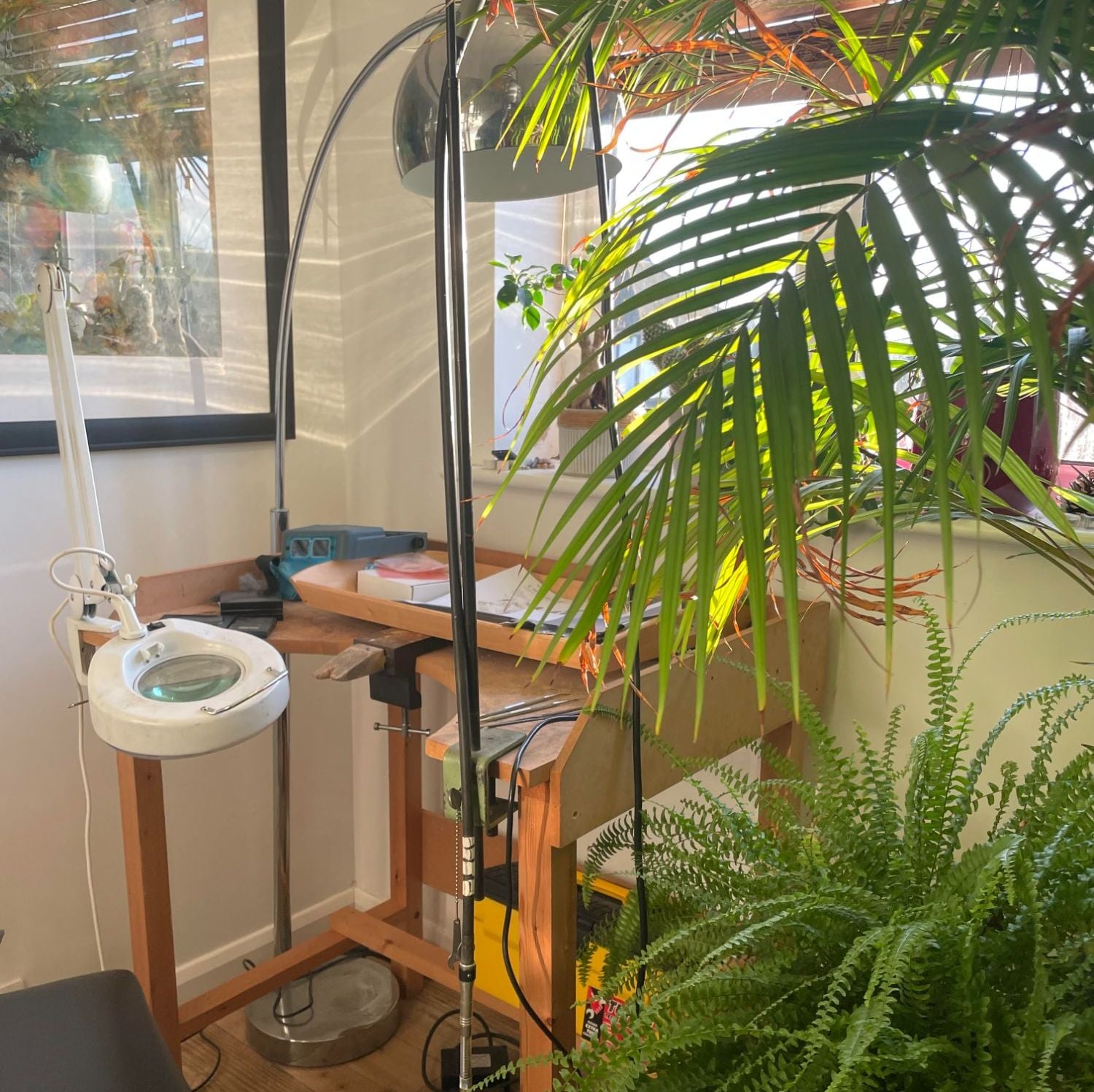 Nude Jewellery Surrey studio in the sunshine