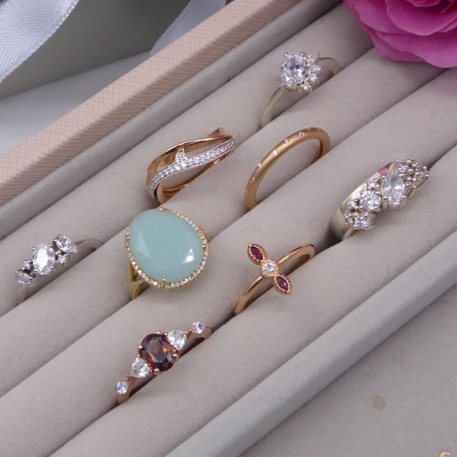 Selene engagement rings