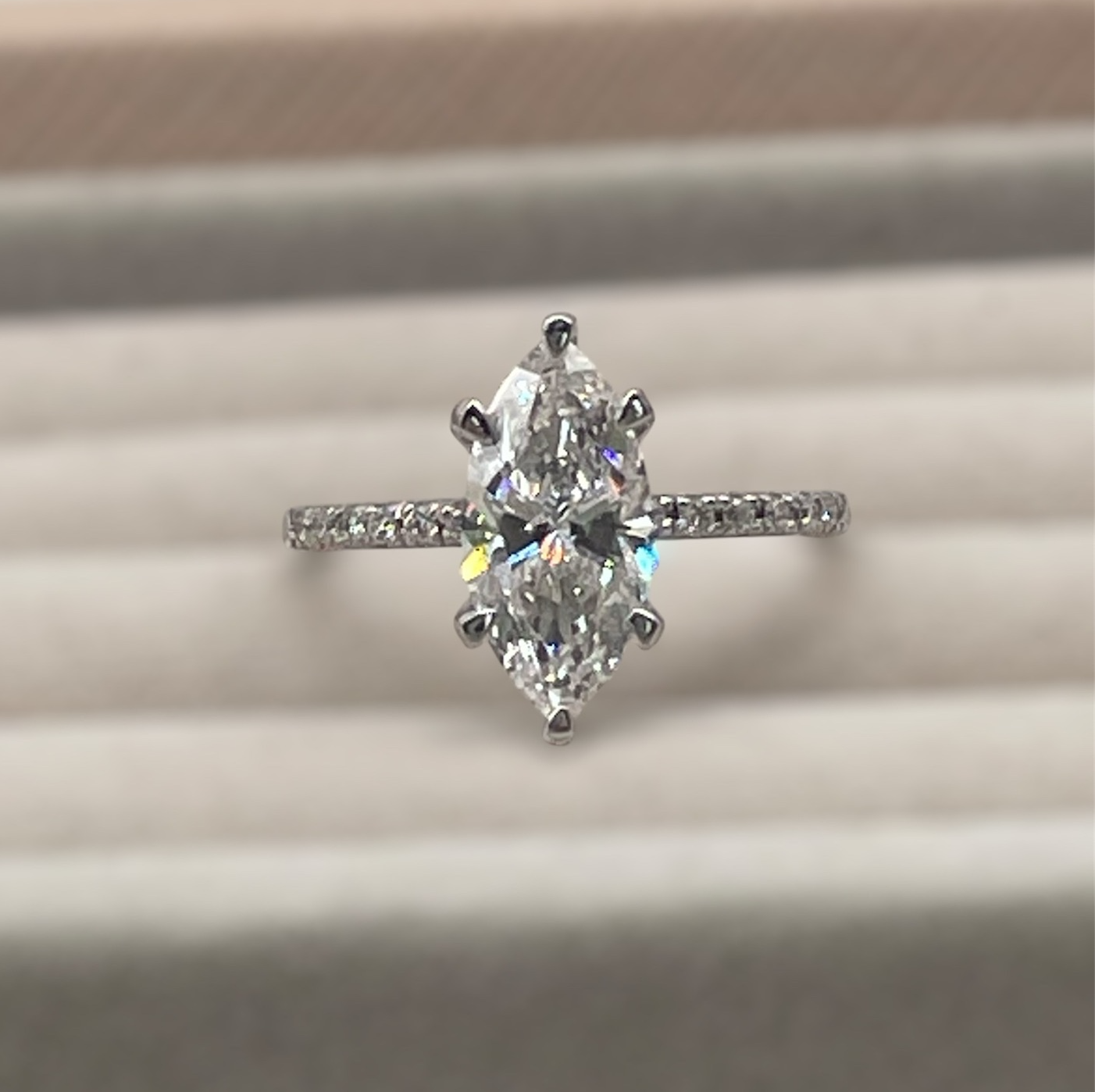 The Amoret Marquise Alternative Engagement Rings