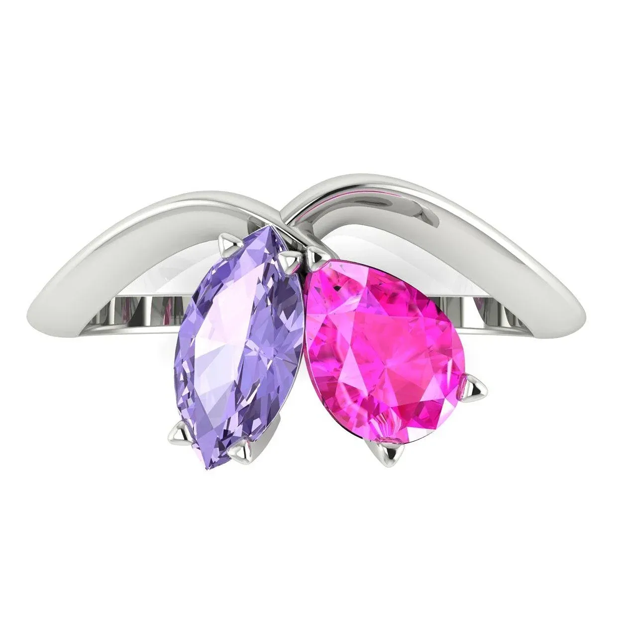 Toi Et Moi Engagement Rings