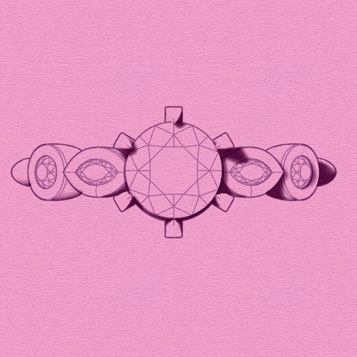 Round Cut Gemstone Engagement Rings