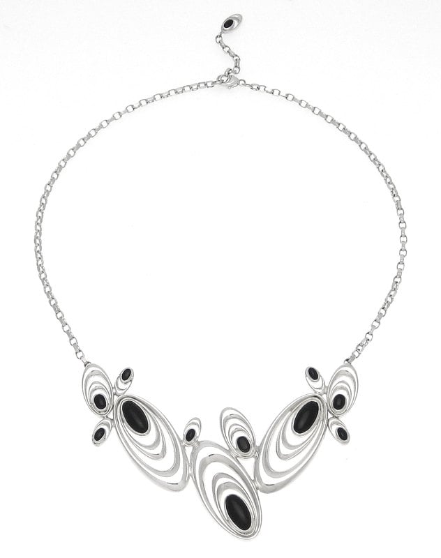 Ripples Statement choker-Style Necklace1