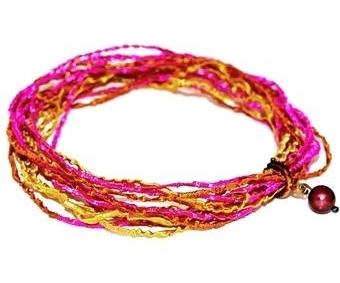 Baby Pink Rain Bracelet/Necklace