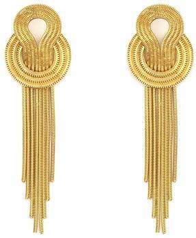 Gold saturn Earrings