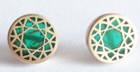 6. Gold Solitaire Studs