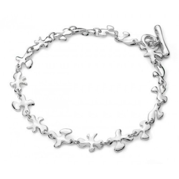 Fine Silver Splat Bracelet
