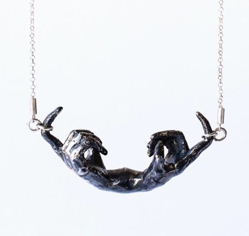 Dovile Double hand necklace