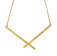 Gold Abstract Necklace