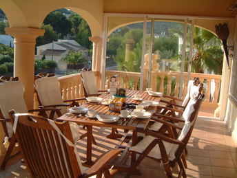 El Dorado Breakfast on the balcony