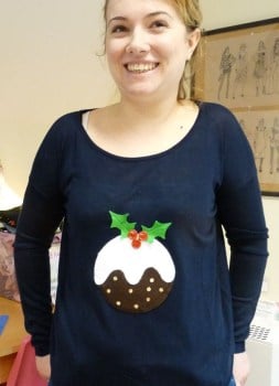 xmas jumper pudding