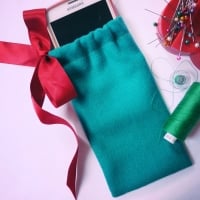 Christmas Phone Case Gift Sewing Project