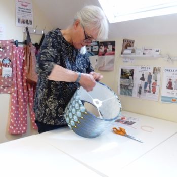 Lampshade making workshop Sew In Brighton sq
