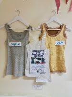 Replicate your clothesVest top brighton sewing school gold