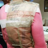 Tissue Fitting lessons dress pattern for scoliosis. Brighton