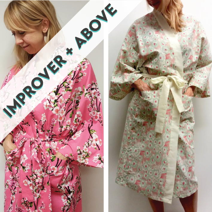 kimono bathrobe sewing pattern