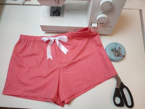 Pyjama Shorts sewing project - Sew In Brighton