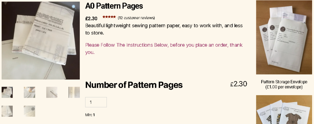Number of AO pattern pages - fabulosew