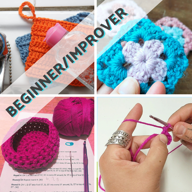 <!-- 023-->Crochet Foundations for Complete Beginners (3-week course)