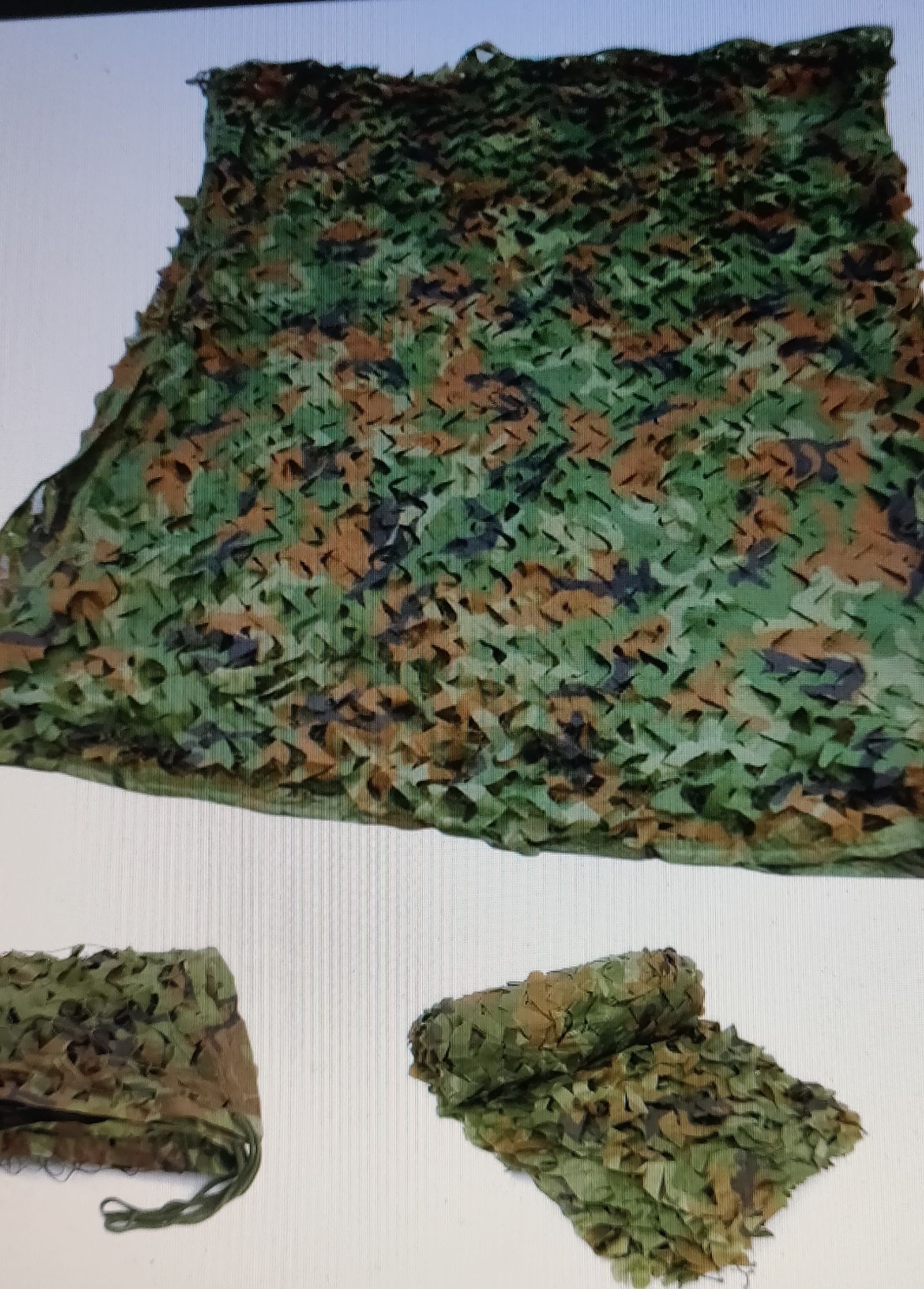 Fabric needed for camoflage nets