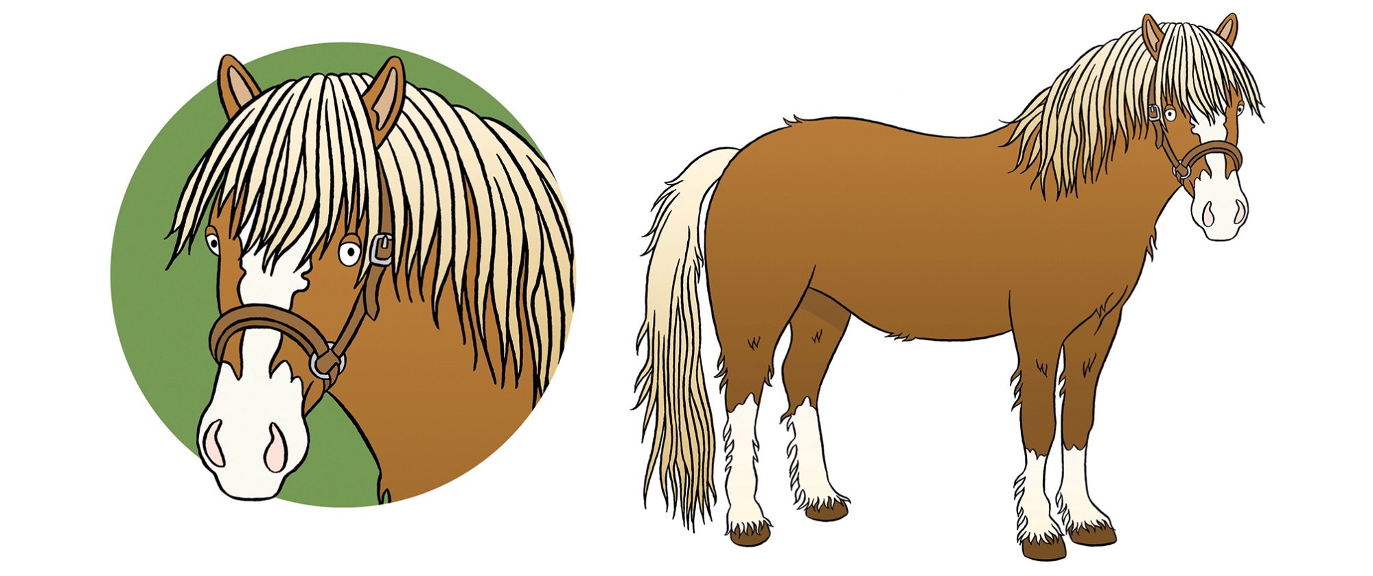 Blackbird Publishing Licensed  Character Illustrations Torfaen Museum Welsh Pony