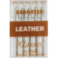 Machine needles for leather