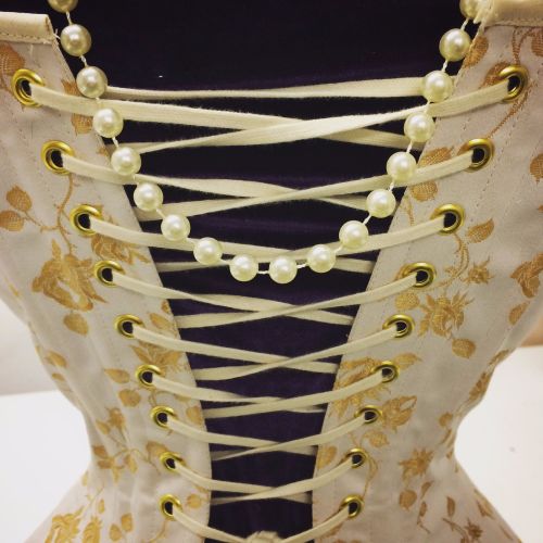 back of the Victoria corset
