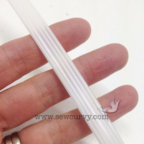 rigilene polyester Boning 1/2 (12mm) White color ,regular, see