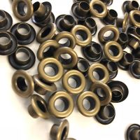 5mm old gold corsetry eyelets